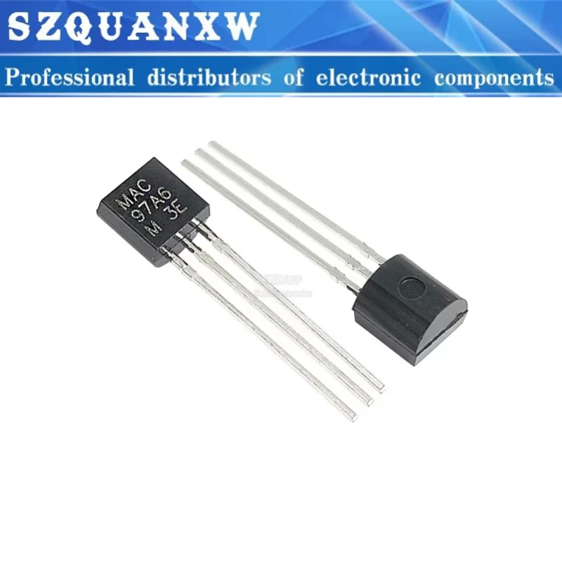 50pcs MAC97A6 97A6 TO-92 Triacs THY 6A 400V
