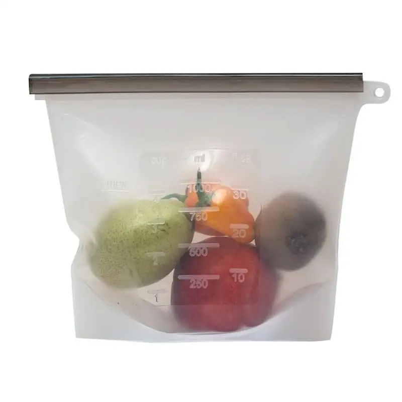 

Reusable Freezer Bags 100ml Reusable Silicone Freezer Bags Reusable Bags for Food Transparent Reusable Silicone Pouches Silicone