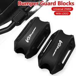For Suzuki Vstrom DL 250 650 1000 1050 800 DE 800DE V-strom 650 250 1000 1050/xt Engine Crash Bar Protection Bumper Guard Block