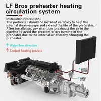 Chauffage de moteur de voiture diesel, préchauffeur antigel, liquide de refroidissement de camion, chauffage de stationnement, accessoires de chauffage de voiture, 3000W, 220V 4