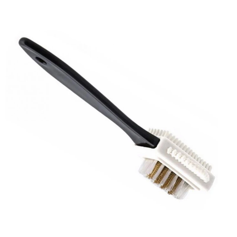 1pc 2-Sided Cleaning Brush Rubber Eraser Set Fit For Suede Nubuck Shoes Stain Dust Shoes Brush Steel Plastic Rubber Boot Cleaner 5