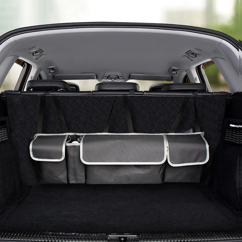 

Car seat back storage bag Adjustable rear seat storage bag Multi-purpose Oxford car interior accessories suitable all vehicles