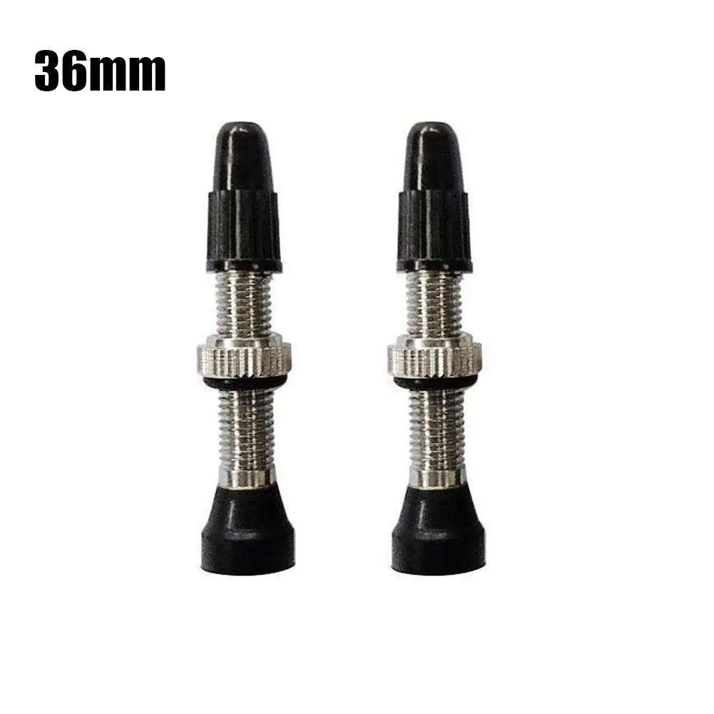 

1 Pair Tubeless Valve Stem 36/40/44/48/50/60mm Removable Core For Road Bike And MTB Tubeless Valve Stem Bicycle Accessories