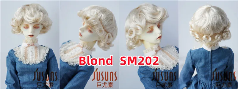 【JUSUNS】JD369 1/8 1/6 1/4 1/3 YOSD MSD SD DOD Unisex Cupid Curl Synthetic Mohair BJD Wig OB 6-7inch 7-8inch 8-9inch Doll Hair