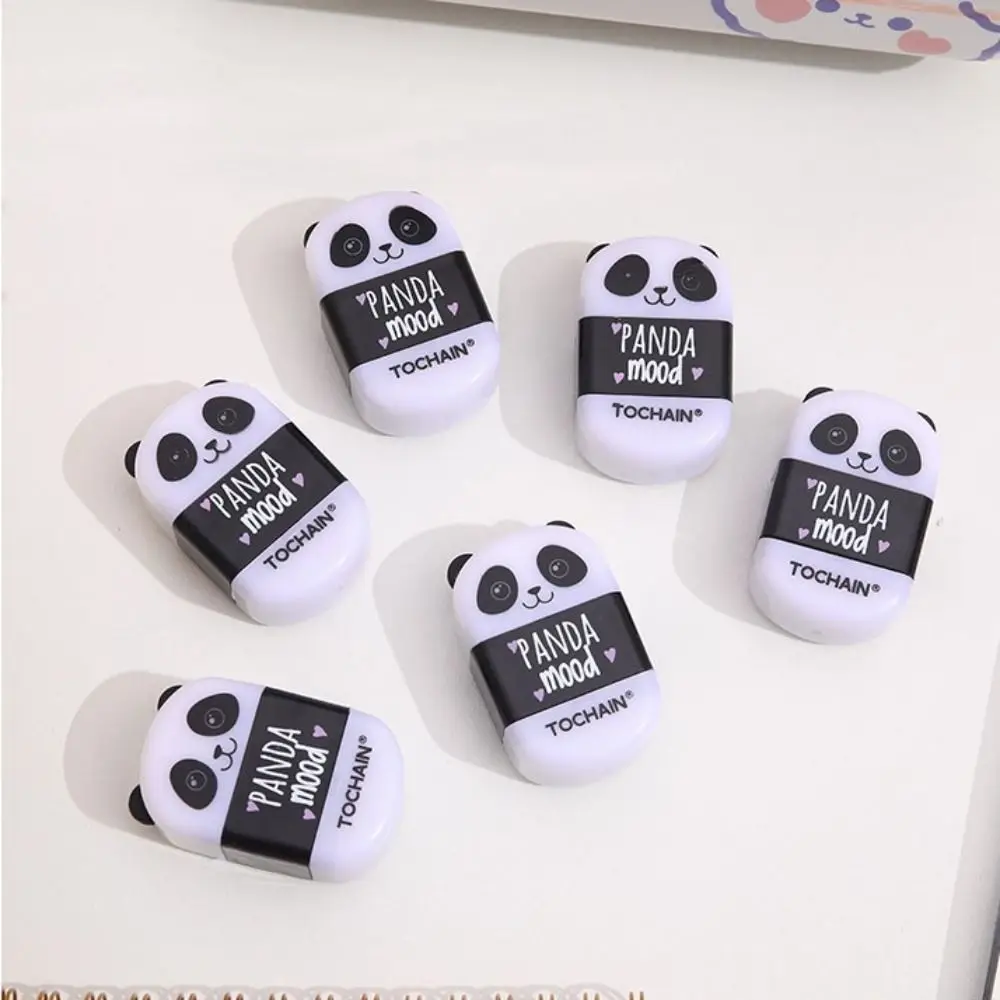 

Cute Panda Shape Pencil Eraser Sharpener Multifunctional Stationery Kids Gift Kawaii Pencil Cutting Tools School Office Supplies