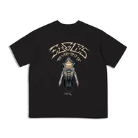 2025 Pop The Eagles Rock California Hotel Printed T-shirt Loose Short Sleeve Men's and Women's Street Cotton Comfortable 2