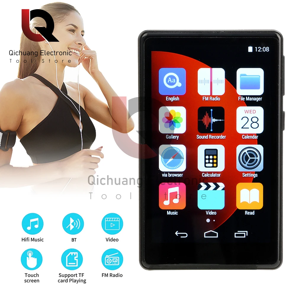 1Pcs 4.0 inches M9 Portable WiFi MP4 Player Touch with Bluetooth and WiFi MP3 MP4 Music Players Supports Multiple Languages MP4 Player Music Player