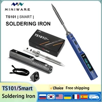 Original TS101 Soldering Iron Portable Adjustable Temperature Digital Solder Station TS-BC2 Tip PD3.1 90W TS100 Upgrade 1