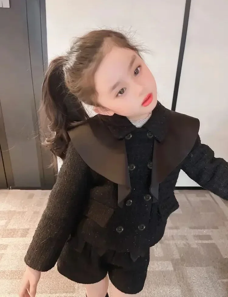 

Детский твидовый костюм из двух предметов, на возраст 2-10 лет