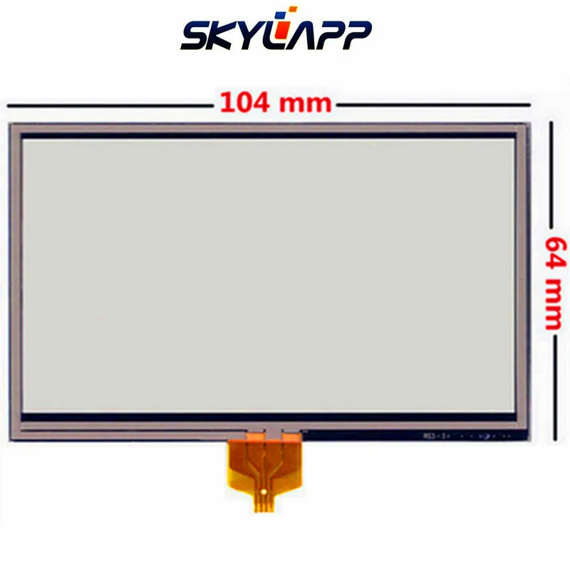 

104 мм * 65 мм 4,3 дюйма сенсорный экран LMS430HF18 LMS430HF19 Фотоэлементы сопротивление написанное вручную стекло дигитайзер