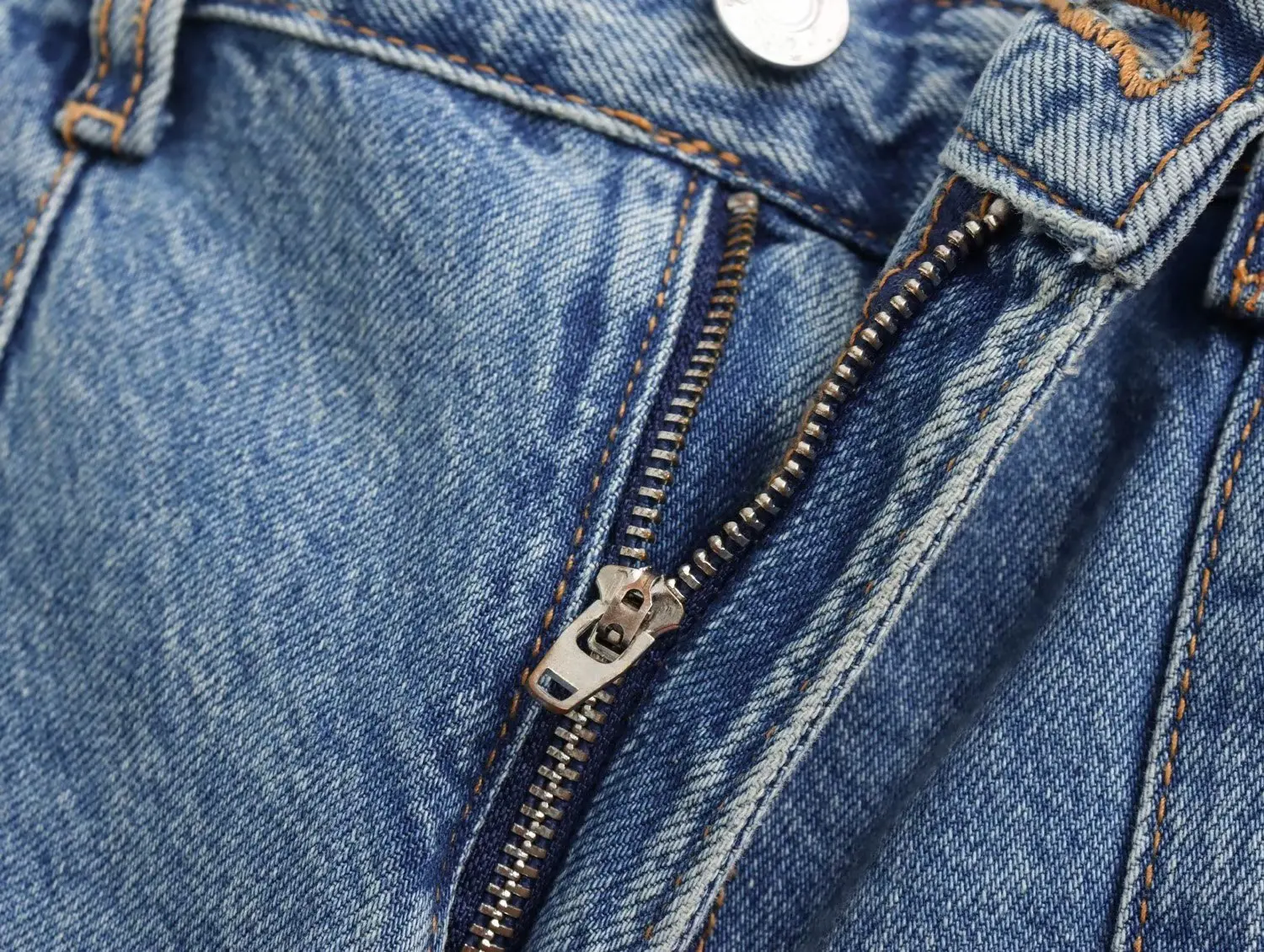Withered American Retro Washed Distressed Straight Jeans Boyfriend Style Casual Mom Jeans Women