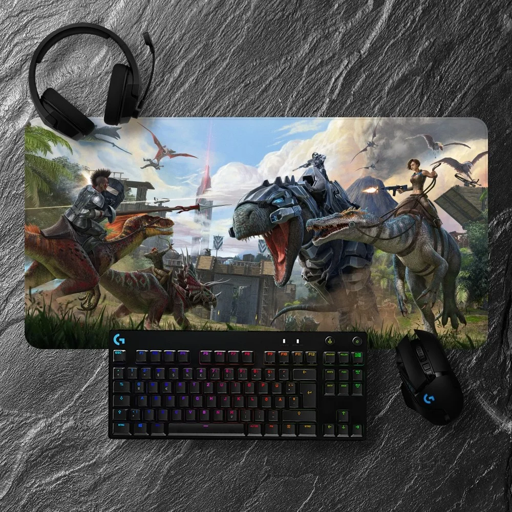 Ark Game Survival Ascended Floor Mat Non-slip Lockedge Office Student Gaming Thickened Large Writing Pad Cushion 6