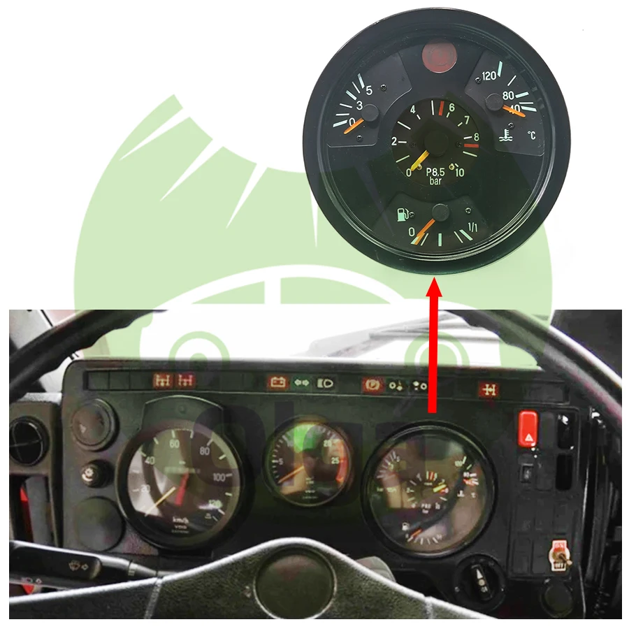 4 in 1 New Combination table assembly MB combination table for mercedes-benz heavy trucks 0035406047 Double needle 24V 140MM