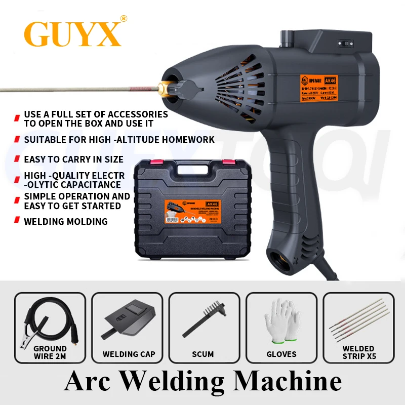 Smart Handheld Welder Digital Display 3000W Handheld IGBT Arc Welding Machine Automatic Digital Current Adjustment 220V