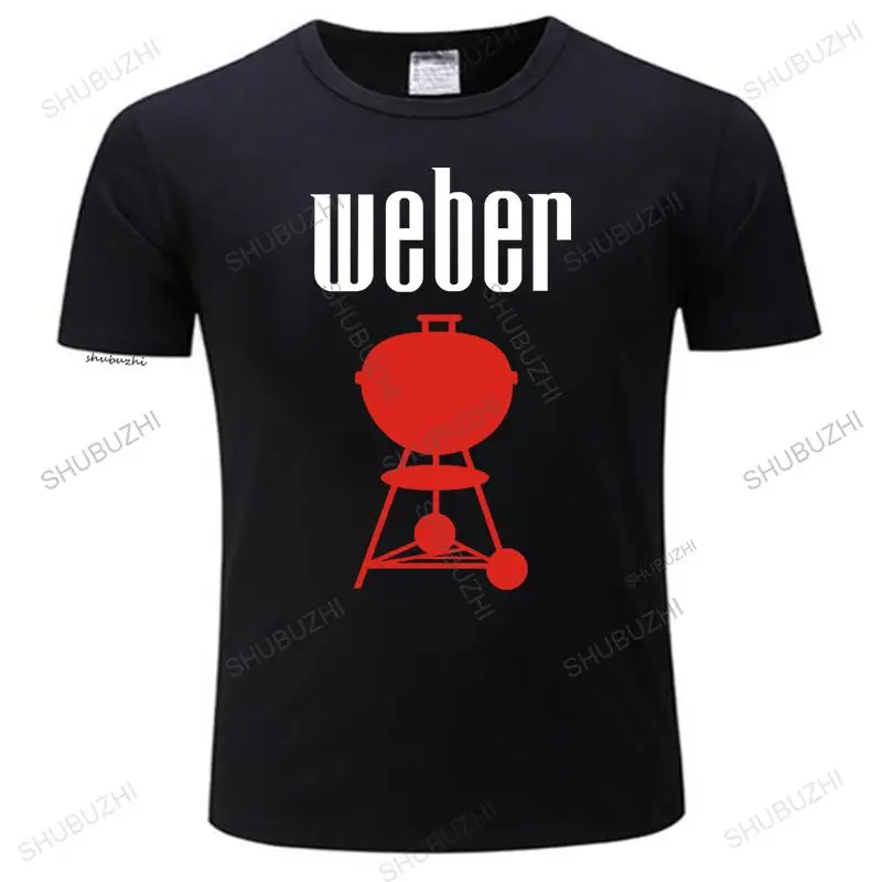 Nuovo Arrivato Magliette Da Uomo New Fashion T-Shirt Da Uomo Cotton Brand Teeshirt Weber Bbq 2 Maglietta Nera Homme Summer Tee-Shirt Tops