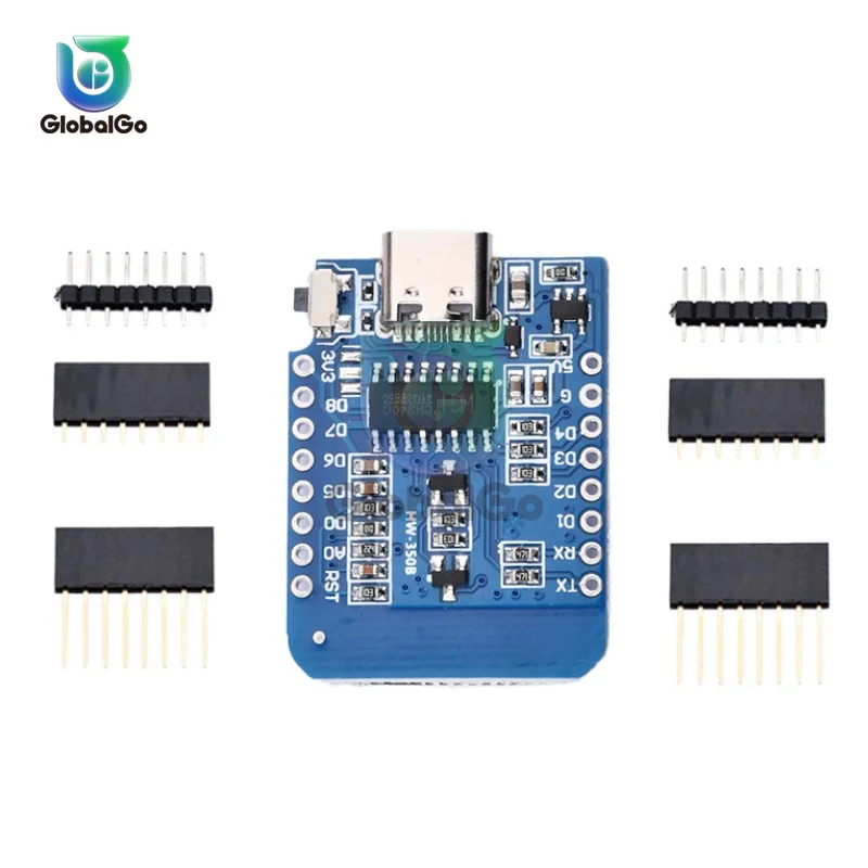 WeMos D1 MINI ESP8266 ESP-12F WIFI Internet of Things Development Board CH340G TYPE-C Interface for Arduino Compatible rcmall esp8266 wireless wifi relay module 4 channel esp 12f wifi development board ac dc power supply for arduino