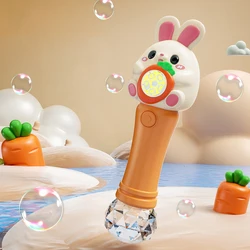 Dual - Function Water and Bubble Blaster Toy for Kids - Perfect for Parties, Outdoor Fun, and Gifts (Orange Rabbit)