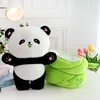 Cute Bamboo Panda Dinosaur Rabbit Plush Toy for Home Decoration Plush Toy Comfort Pillow Sleep Baby Plush Toy 6