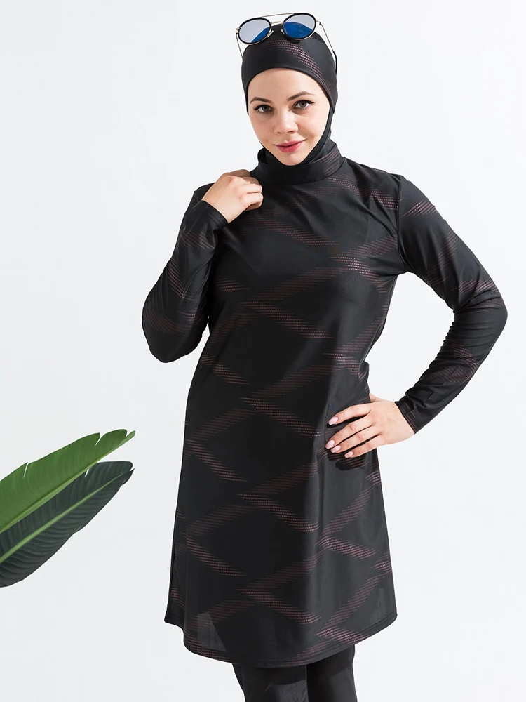 3PCS/Set Women Swimwear Burkini Modest Swimsuit - Image 2