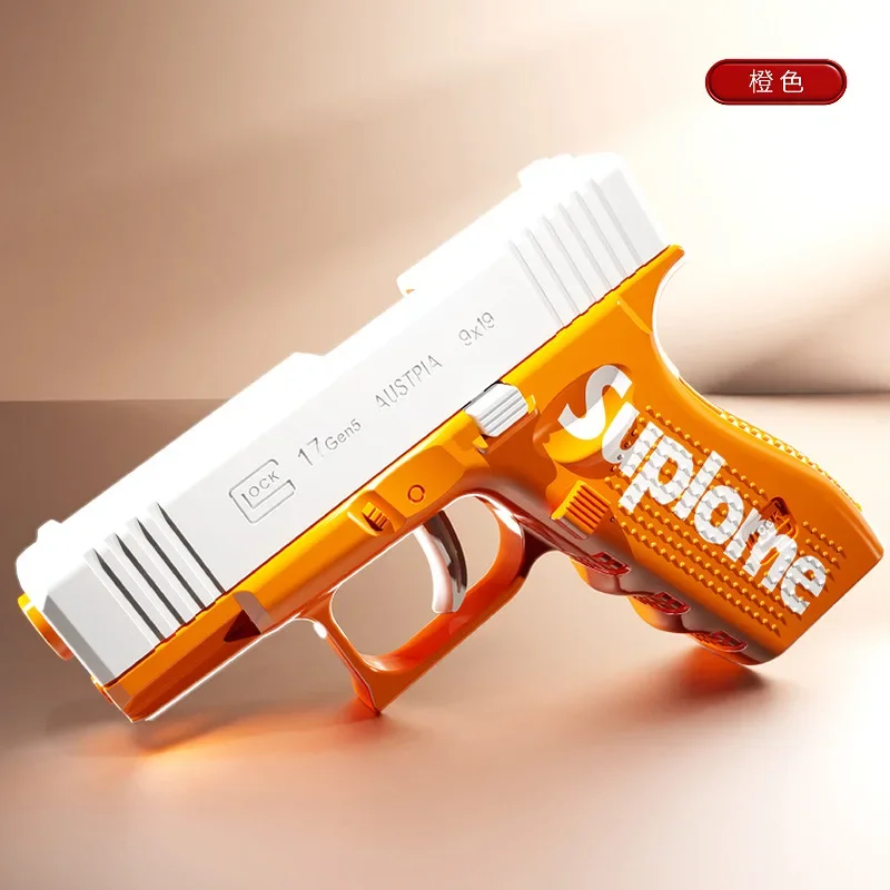 Children's water gun, manual continuous  Ges.m.b.H. water gun, boys and girls playing with bucket cooling toys in summer 5