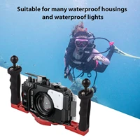 Dual Handle Camera Diving Rig Handheld Waterproof Underwater Tray Stabilizer Housing Bracket for GoPro Canon Sony Nikon DSLR - Image 5