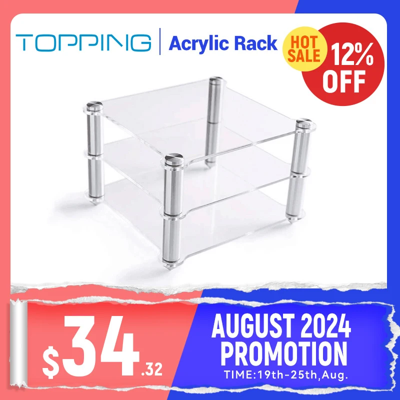 TOPPING-Acrylic-Rack-For-D30-Decoder-A30-HIFI-Amplifier-Amp-rack ...