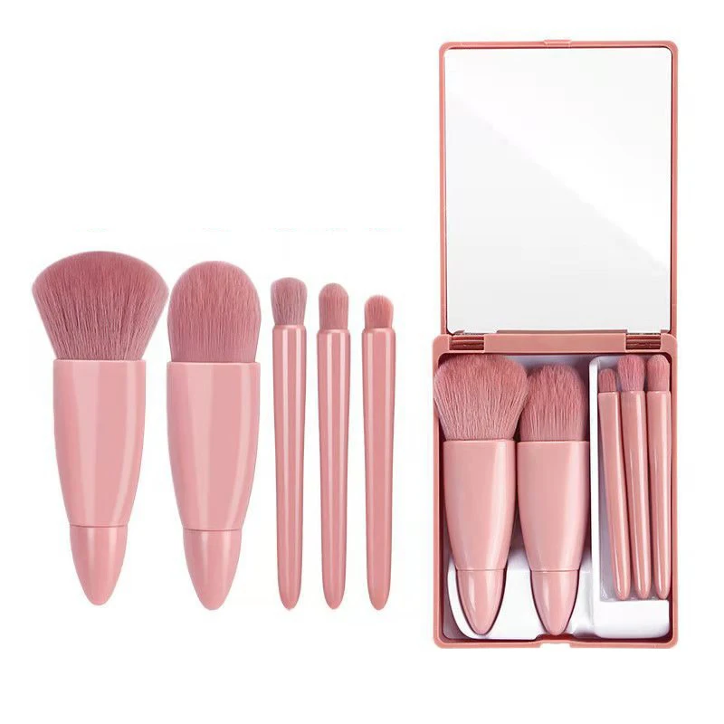 

5Pc Soft Fluffy Makeup Brushes Tool Set Cosmetic Powder Eye Shadow Foundation Blush Blending Make Up Brush Maquiagem beauty tool