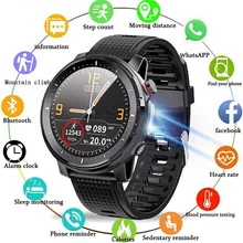 

2022 Full Touch Smart Watch Men Sports Clock IP68 Waterproof Heart Rate Monitor Smartwatch for IOS Android phone L15