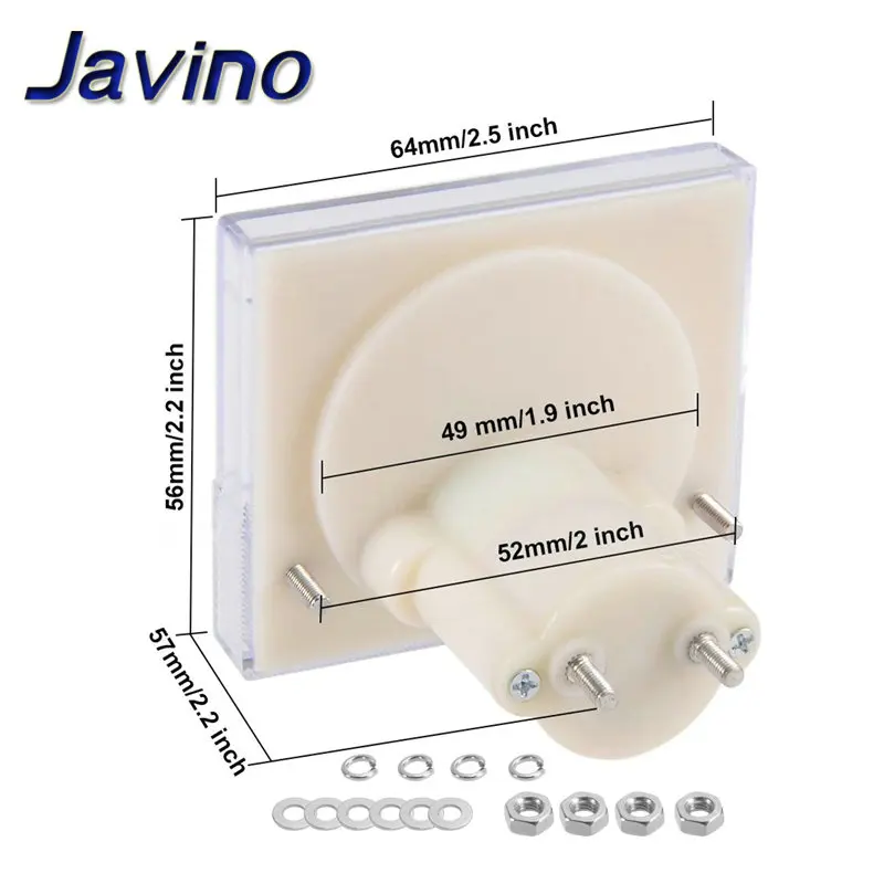 Voltmetro Analogico DC 0-15V Voltmetro Analogico Da Pannello DC 0-15V - Diametro 66.4 Mm - Per Misurare Tensione In Auto O Progetti Elettrici Misuratore Tensione Dc - Foto 2