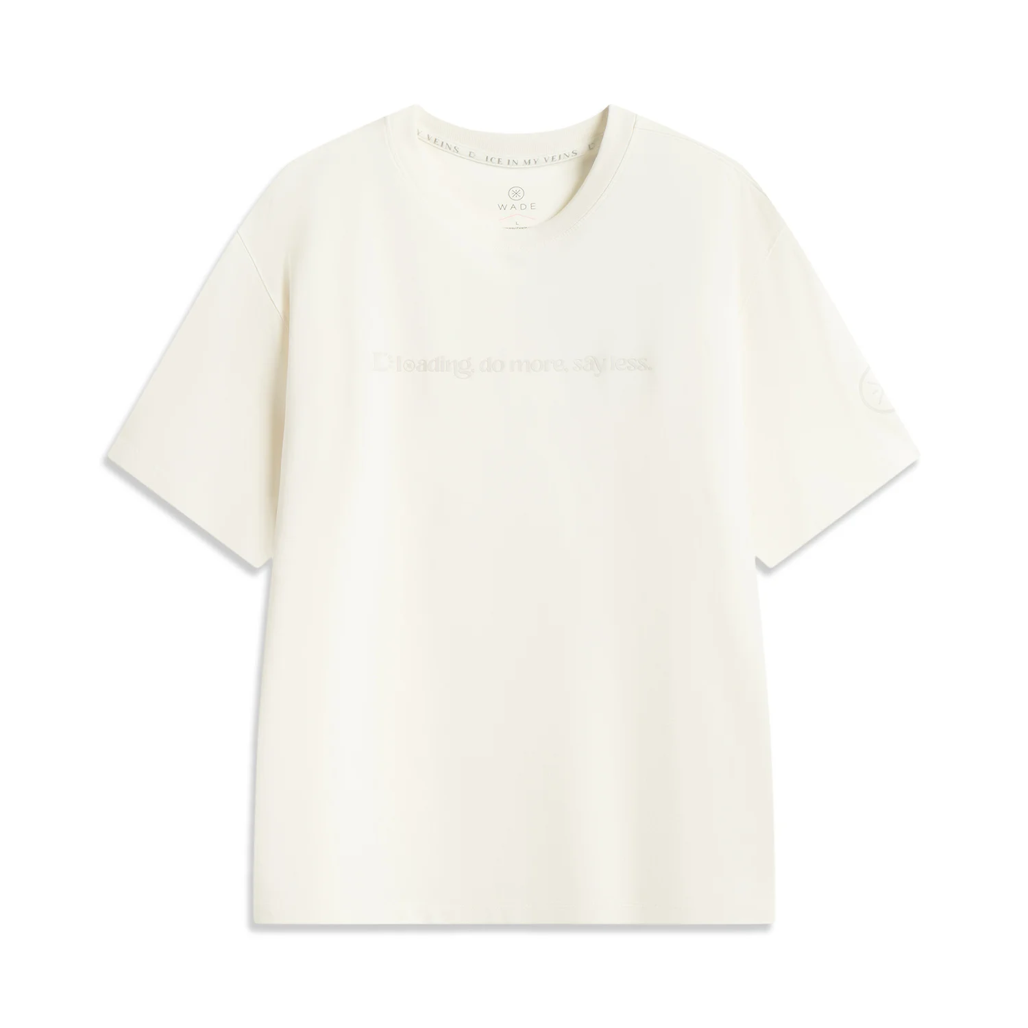 Li-Ning Men Wade Sports T-shirt 51%Cotton 35%Polyester 14%Viscose LiNing Casual Short Sleeve Culture Tee Tops AHSV815