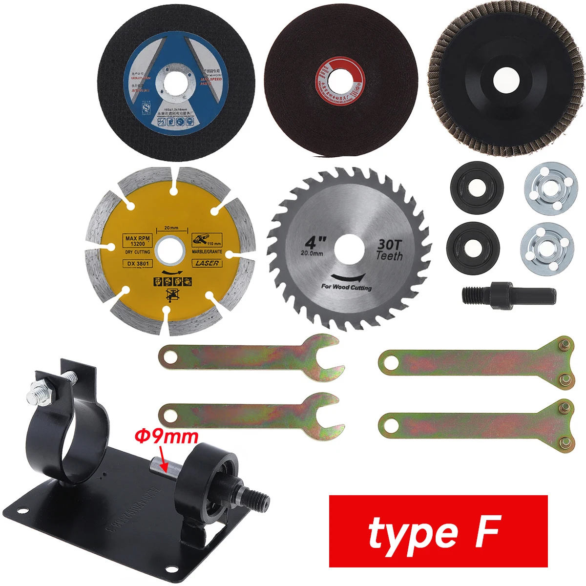 Support De Perceuse Avec Meule De Polissage - Convertisseur Pour Affûtage Et Meulage - Base De Fixation Pour établi