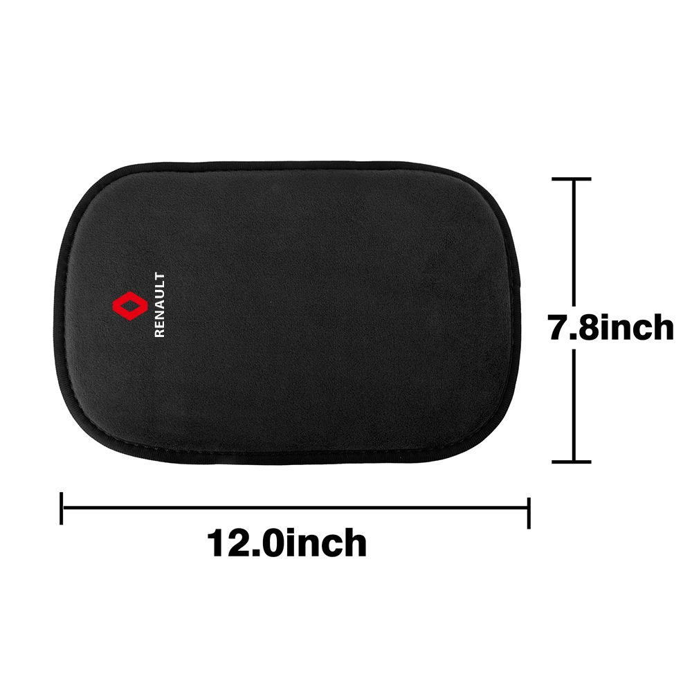 Car Armrest Mat Center Console Arm Rest Protection Cushion Storage Box Cover Pads For Renault Megane 4 3 Talisman Captur Duster