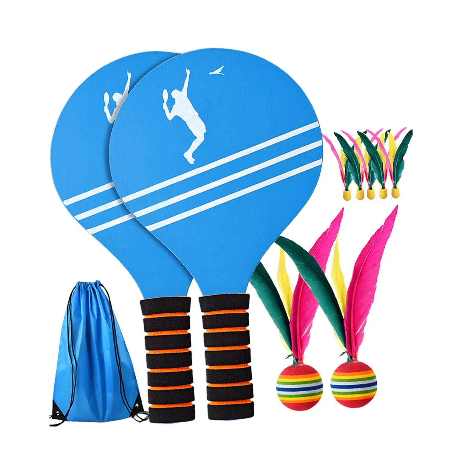 Badminton Set Practical Badminton Shuttlecock Set for Friends