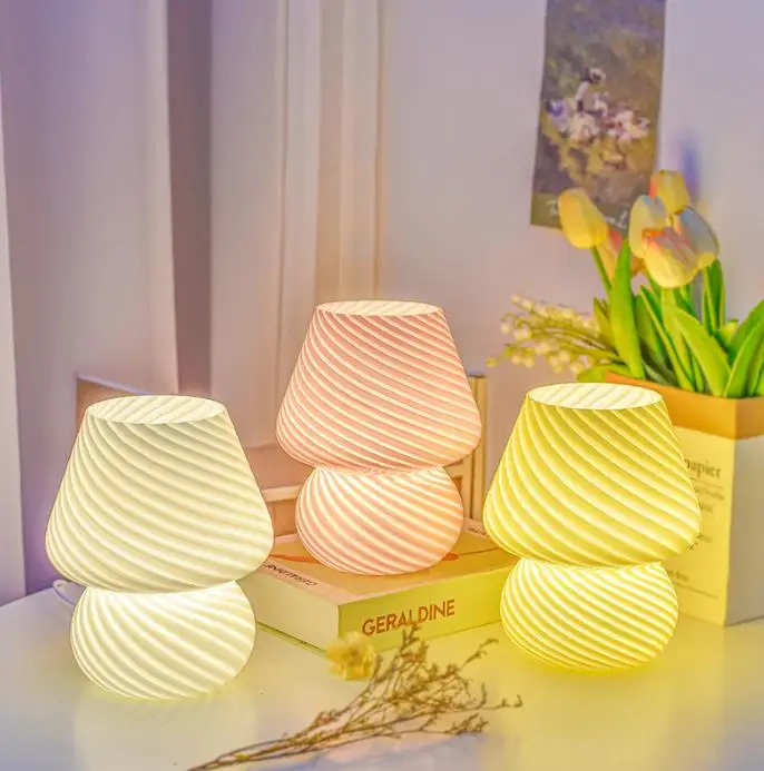 

Retro bedroom bedside night light