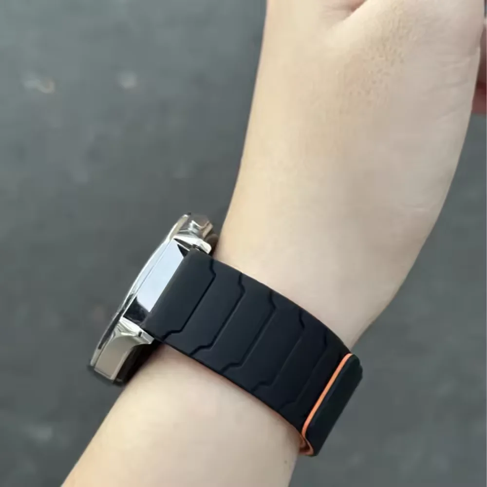 Magnetic Silicone Strap Bracelet Wristband in 20mm or 22mm Sizes
