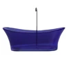 1750x750x680mm New Design Resin Acrylic Bathtub Colored Freestanding Artificial Stone Rectangular Bathroom Tub RS6520-1A 1