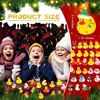 Christmas Theme Rubber Ducks  Funny Ducks Pool Set Water Toys Party Favors Bathtub Toys For School Carnivals Outdoor Play 6