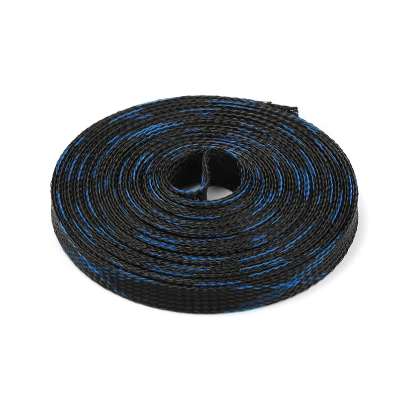 20/50/100M PET Expandable Braided Cable Sleeve Wire Protecting Insulation Sheathing Cable Protective Sleeve 4/6/8/10/12/15/20mm