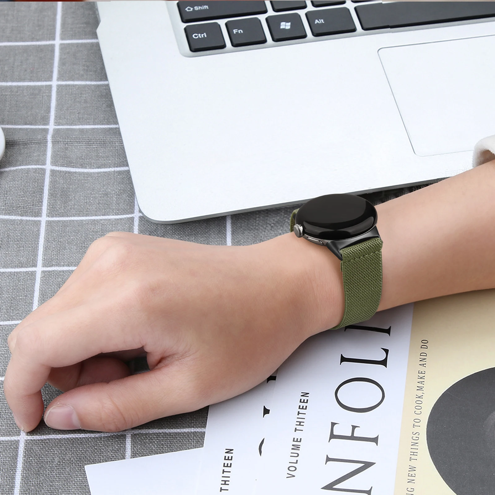 Enhanced Elastic Nylon Watch Strap: Adjustable Replacement Wristband Bracelet