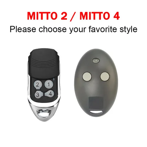 MITTO 2 4 2A 4A B RCB kliio B RCA 02 04 원격 제어 차고 문 제어 명령 오프너 송신기, 전기 게이트 배리어 키 2