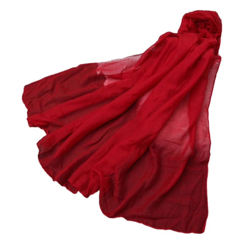 Рисунок 5 - 180x80 см однотонная хлопково-льняная шаль