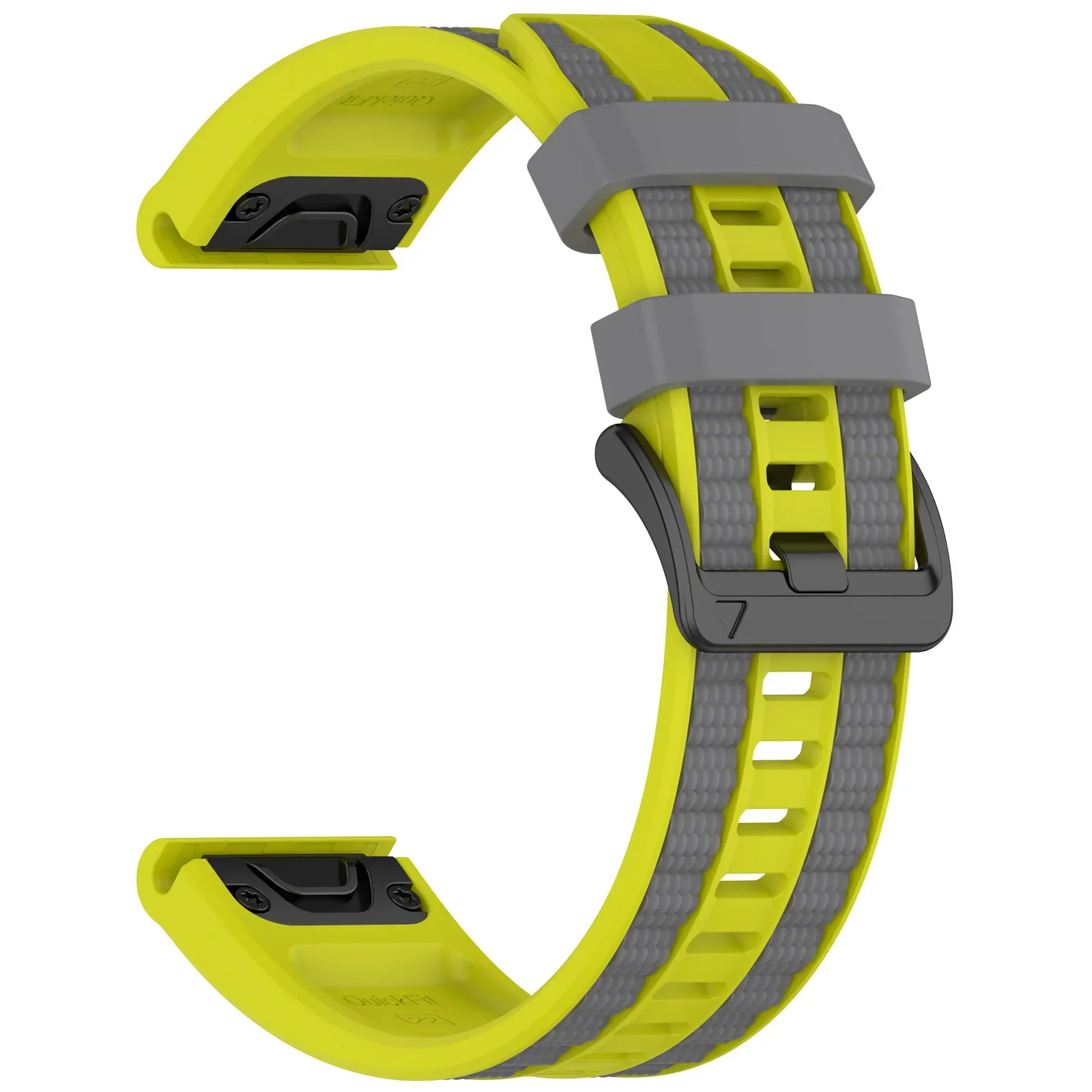 Quick Fit Silicone Strap - Adjustable 22mm/26mm Band