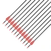 LAIXING 12PCS Carbon Arrow 30 Inch Carbon Arrows Replaceable Arrowhead for Compound/Recurve Bow Archery Hunting Targeting 5