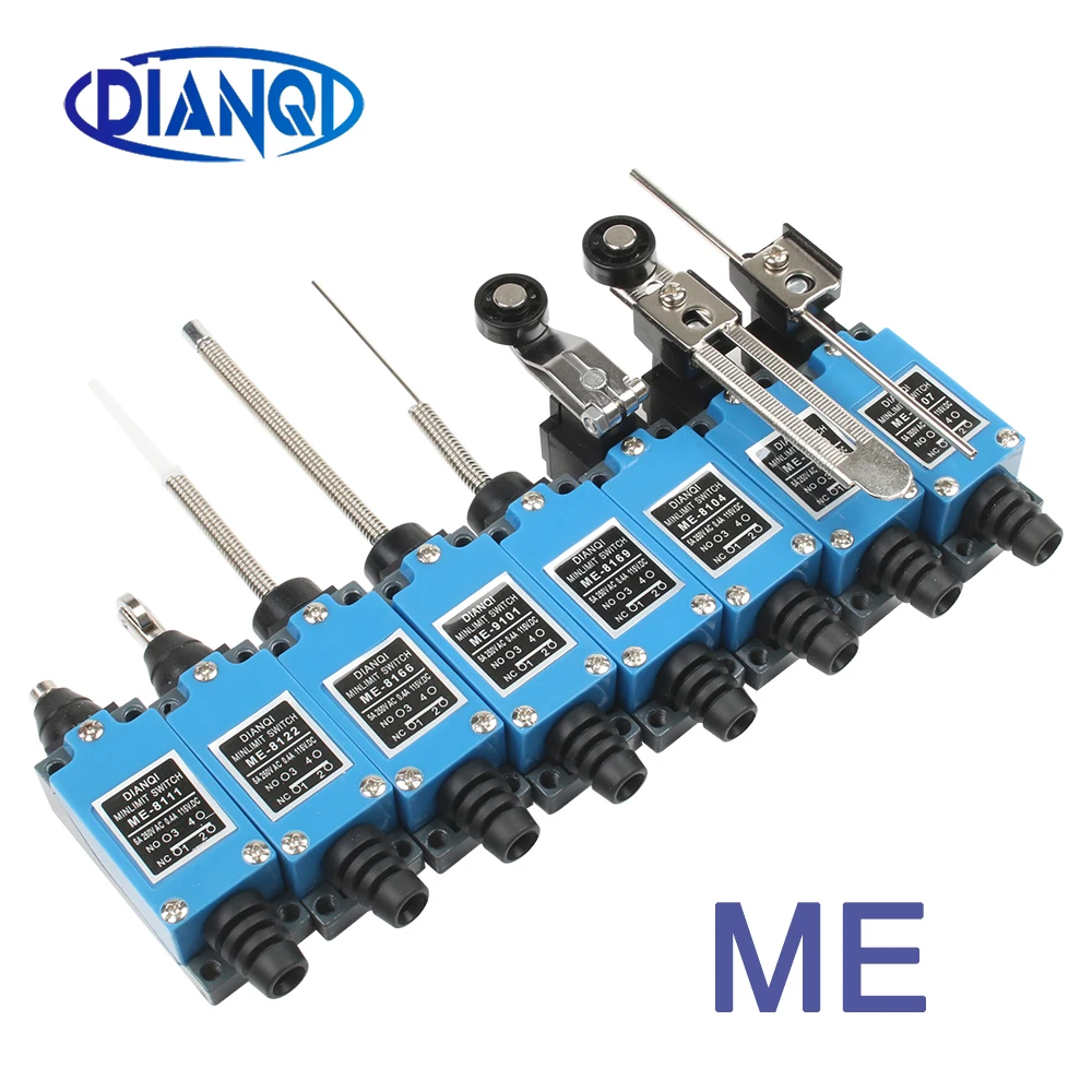 Finecorsa Me-8108 8104 8107 8169 8166 8111 9101 Finecorsa Braccio Leva Rullo Regolabile Rotante Mini Finecorsa