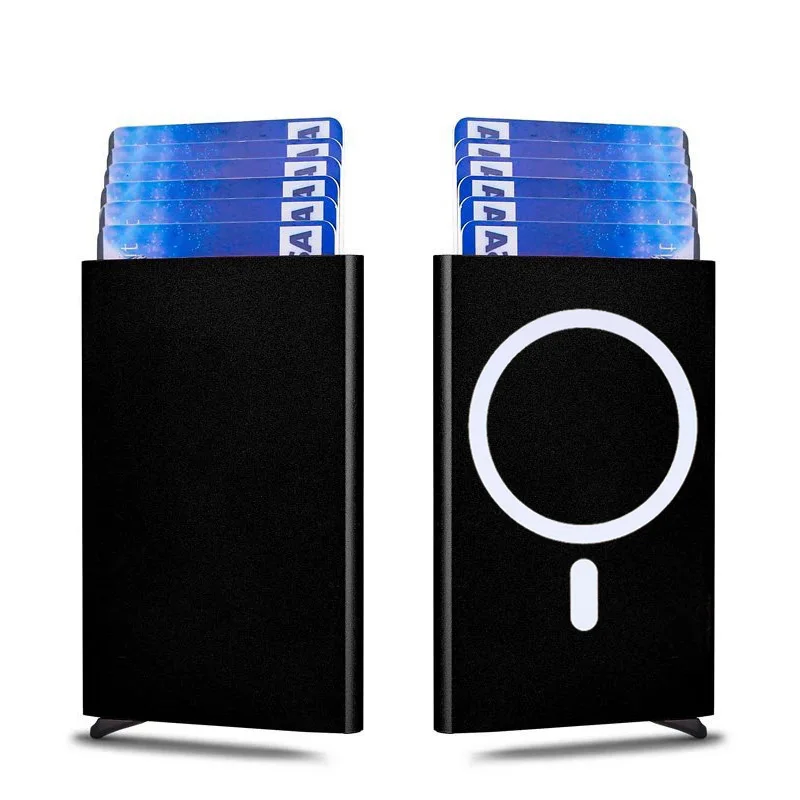 Sleek RFID Blocking Pop-up Aluminum Card Holder Wallet