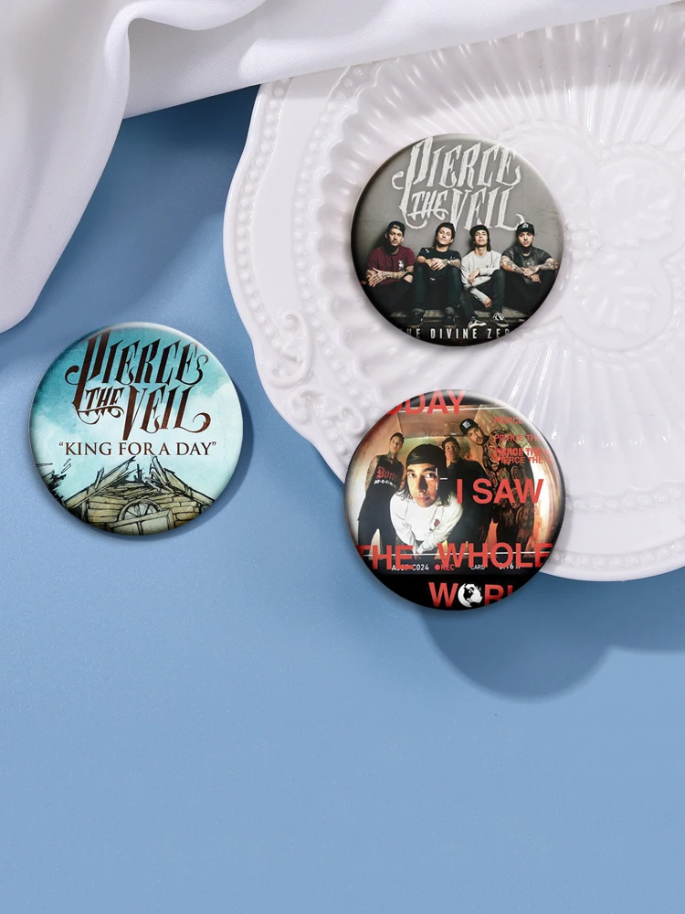 Pierce The Veil Album Art Cartoon Badge Handmade Brooch Pins