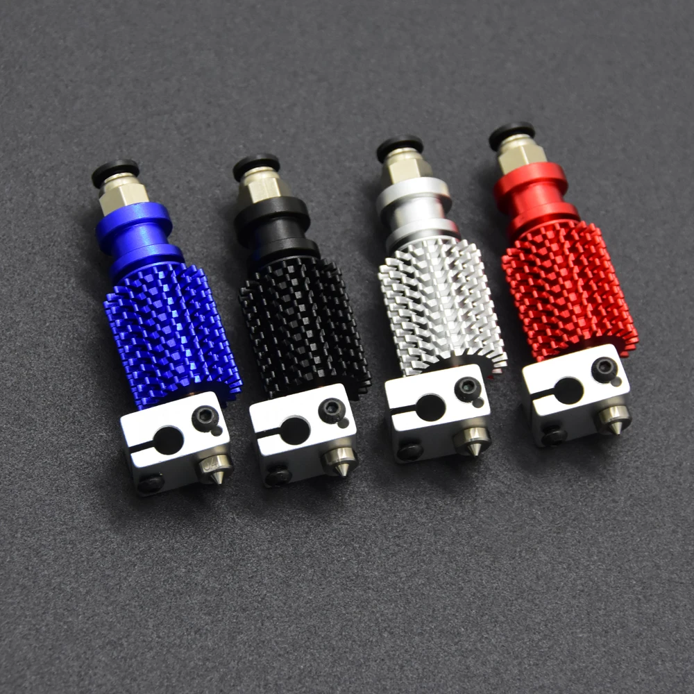 

V6 Hotend Kit 0.4mm Titanium Nozzle High Temperature Remote Bowden J-head hotend With Cooling Fan 1.75MM Extruder 12V/24V