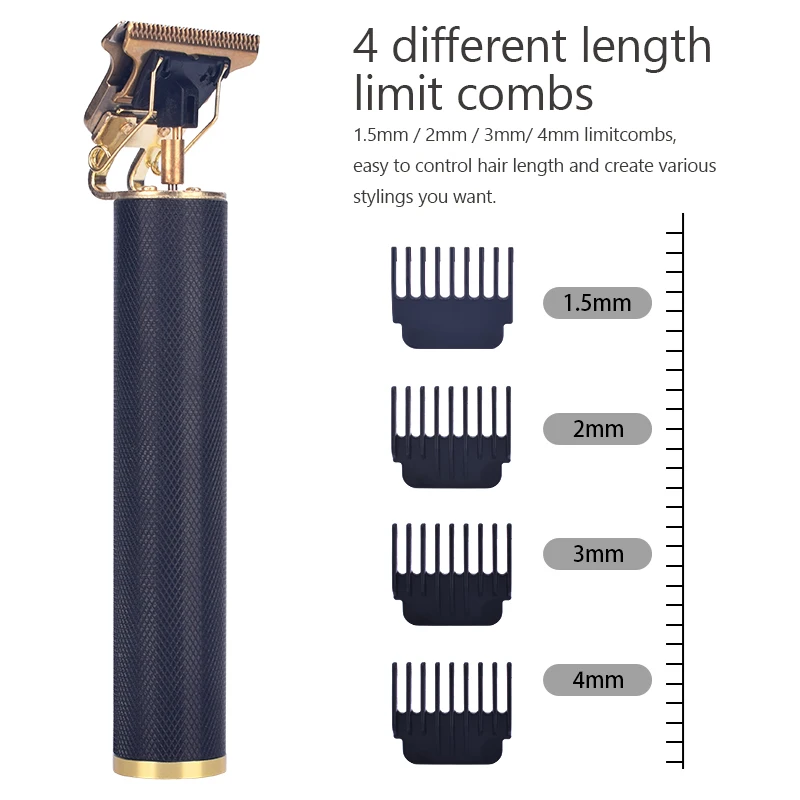 T9 Hair Clipper Professional Electric Hair Trimmer 0mm Baldheaded Cutter Beard Shaving Precision Finishing Hair Cutting Machine 5