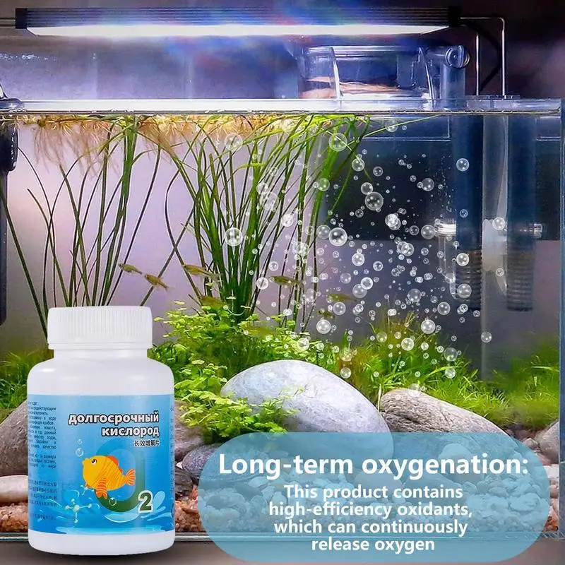 Aquarium Oxygen Tablets Long-term Oxygenation Particles For Fish Tank Multi-Purpose Oxygenation Tool For Fish Tank Aquarium 6