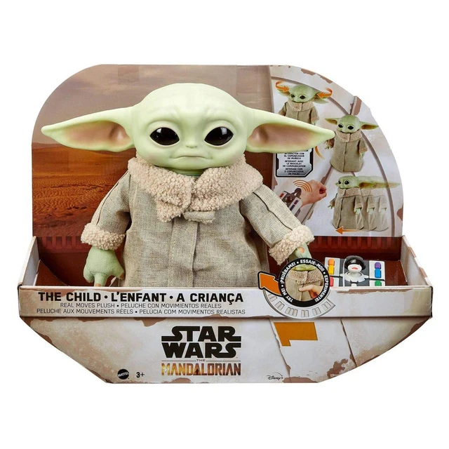Star Wars The Mandalorian Grogu The Child Plush Motion RC Toy Movie Yoda Baby Collectible Remote Control Character Gift GWD87 6